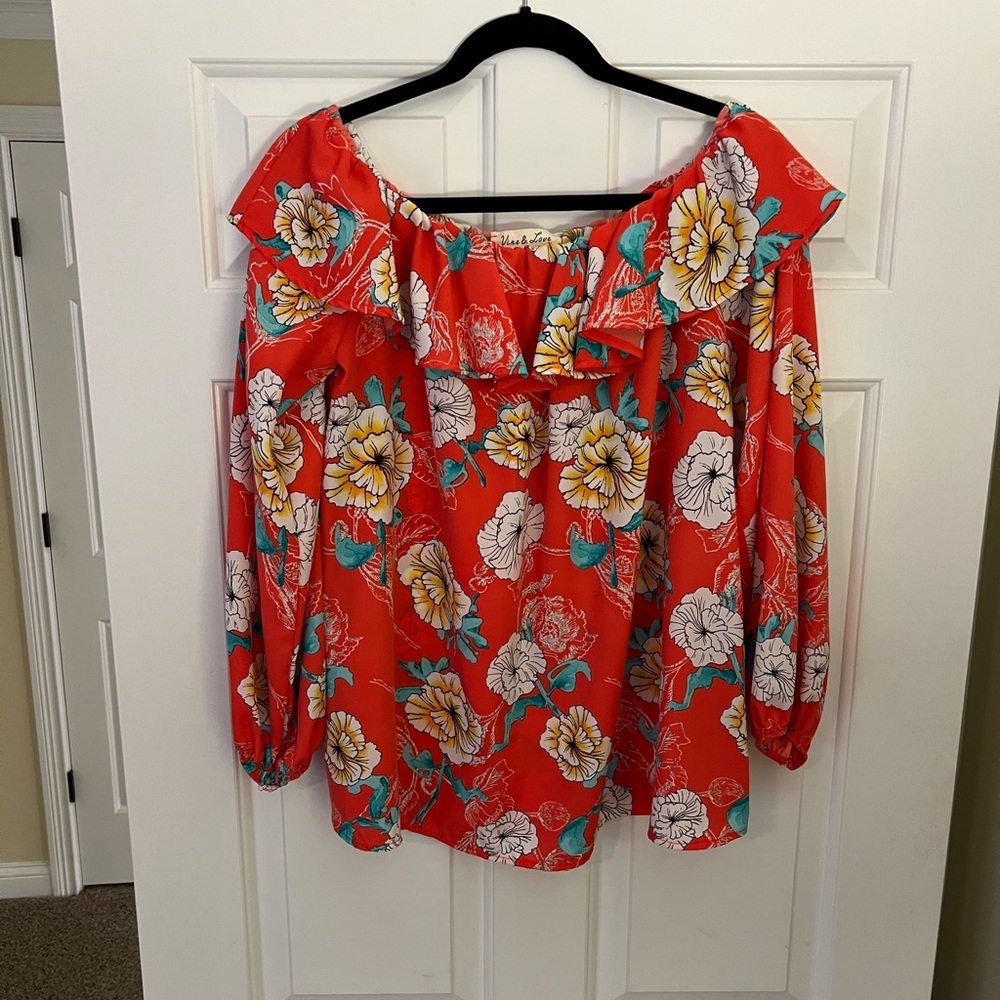 Boutique off the shoulder top